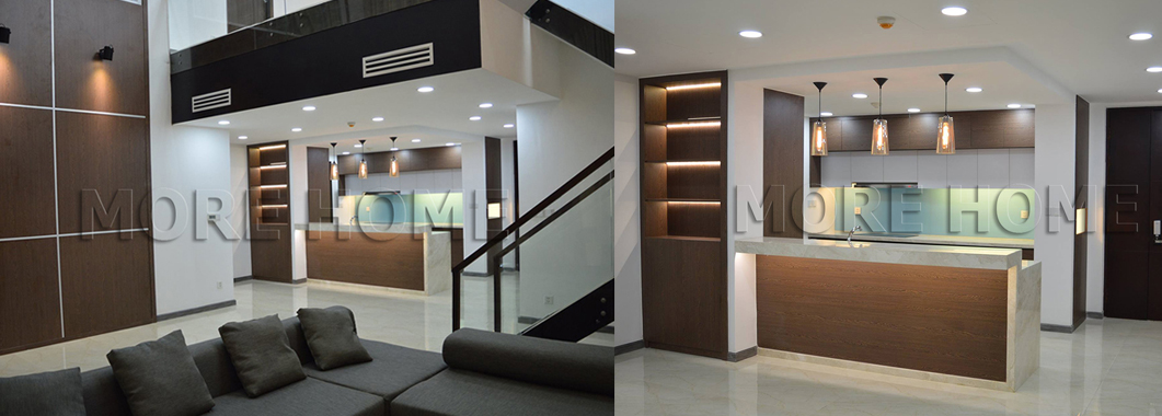 Thi công nội thất chung cư Petroland Quận 7 - Nhà anh Phương